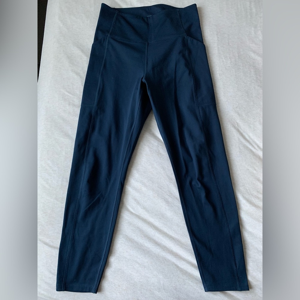 Girlfriend Collective Compressive Pocket Legging Size Medium Color Midnight
